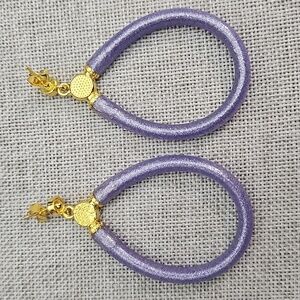 Budha All Weather Womens Earring. Color Purple